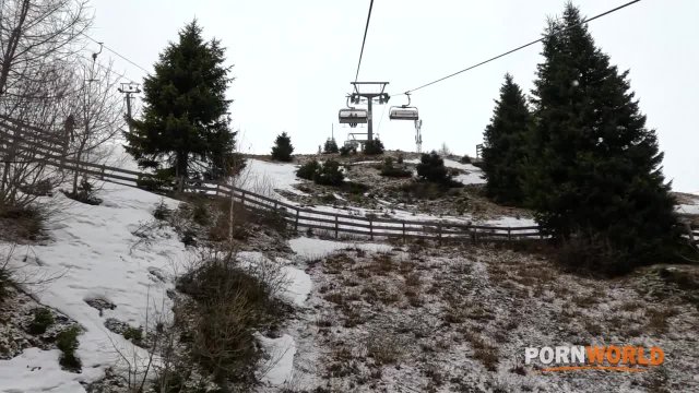 Превью Настоящее блаженство для прекрасной лыжницы № 46506